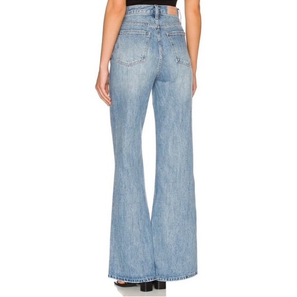 NWT Pistola Ruby Wide Leg Palazzo Jeans in Othello Blue Denim - Picture 8 of 14